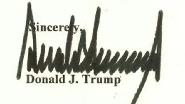 Donald J. Trump Signature